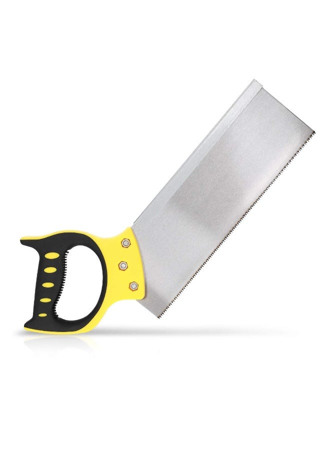 FAD 12” Pull Saw, 300mm Fine Tooth Tenon Saw, 9 TPI Japanese Style Hand Saw, Precision Woodworking Saw with Ergonomic Non-Slip Handle for DIY, Carpentry & Furniture Making FAD-D011 - Image 2